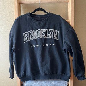 black brooklyn sweatshirt